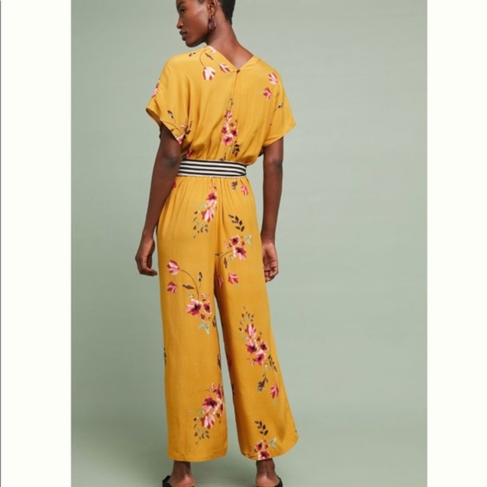 Anthropologie Corey Lynn Calter Floral Jumpsuit NEW WITH TAG SMALL - Picture 2 of 13
